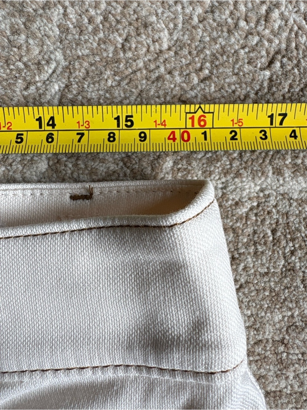 LOFT Palmer Wide Leg Women’s Pants, Size 10, off white cream Like New - Picture 5 of 11